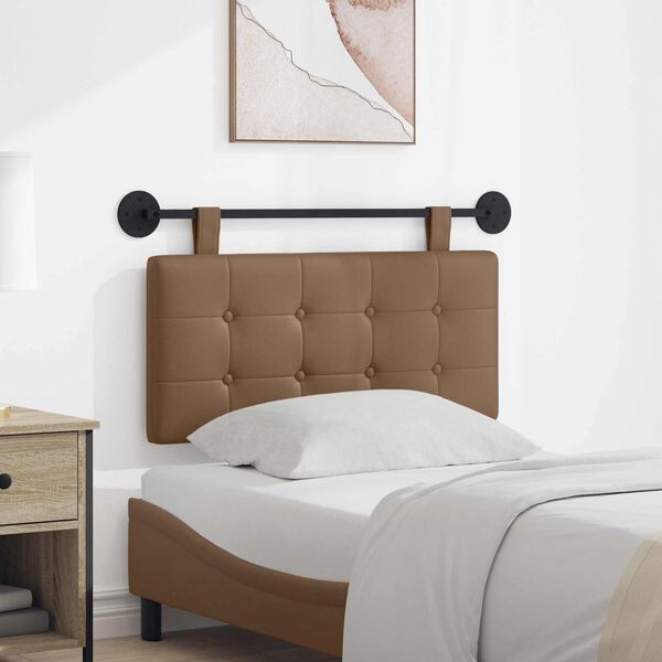 vidaXL Hengisk&aacute;li Vegghengt Cappuccino 100 x 55 x 5 cm Gervile&eth;ur