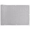 vidaXL Skj&oacute;lveggur &aacute; Svalir Gr&aacute;r 800x120 cm PVC