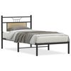 vidaXL R&uacute;mgrind &aacute;n D&yacute;nu Sonoma Eikarlitur 75x190 cm Samsettur Vi&eth;ur