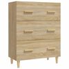 vidaXL Skenkur Sonoma 70x34x90 cm Samsettur Vi&eth;ur