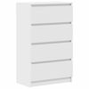 vidaXL Skenkur Hv&iacute;tur 60x35x98,5 cm Sp&oacute;naplata