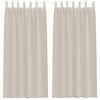 vidaXL Voile gardína 2 pcs Sandur 260 x 140 cm Pólýester