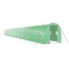 vidaXL Gr&oacute;&eth;urh&uacute;s me&eth; St&aacute;lgrind Gr&aelig;nt 48 m&sup2; 24x2x2 m