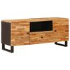 vidaXL Sj&oacute;nvarpssk&aacute;pur me&eth; hillu Br&uacute;nn 105 x 33 x 46 cm Hart mang&oacute;tr&eacute;