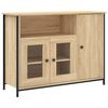 vidaXL Skenkur Sonoma Eik 100x35x75 cm Samsettur Vi&eth;ur