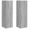 vidaXL Sj&oacute;nvarpsveggsk&aacute;pur 2 pcs Gr&aacute;r Sonoma 30 x 31 x 100 cm
