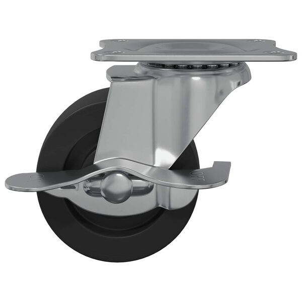 vidaXL Hj&oacute;l 12 pcs black and silver 50,7 x 50,7 x 24,4 mm