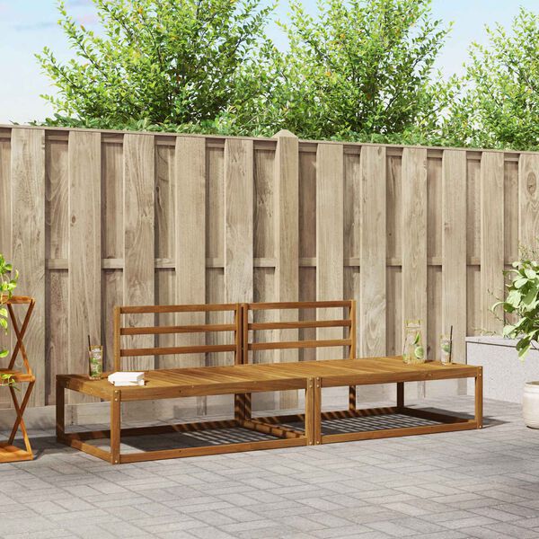 vidaXL &Uacute;ti s&oacute;fasett 2 Stykki N&aacute;tt&uacute;rulegur 230,5 x 83 x 73 cm