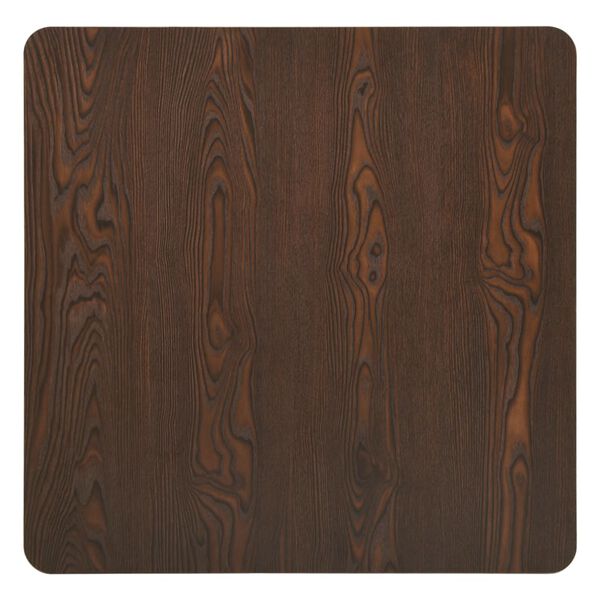 vidaXL B&iacute;str&oacute;bor&eth; D&ouml;kkur Askvi&eth;arlitur 80x80x75 cm MDF og St&aacute;l