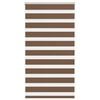 vidaXL Zebra Gard&iacute;na Br&uacute;n 75x150 cm Efni Breidd 70,9 cm P&oacute;l&yacute;ester