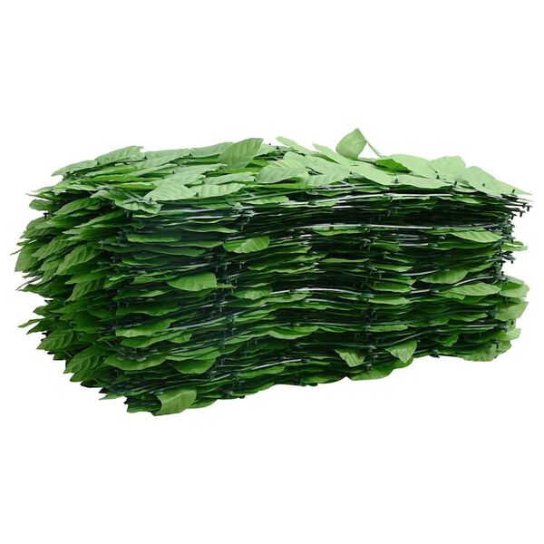 vidaXL Svalaskilrúm með Grænum Laufum 600x75 cm