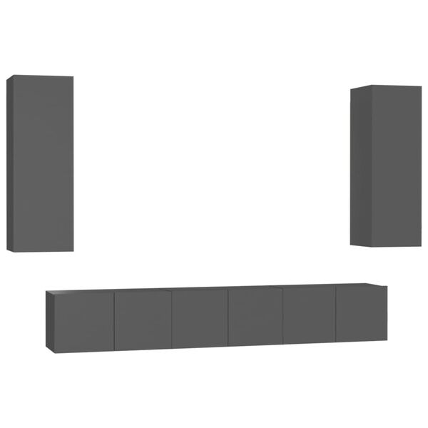 vidaXL 5 hluta Sj&oacute;nvarpssk&aacute;pasett Gr&aacute;r Samsettur Vi&eth;ur