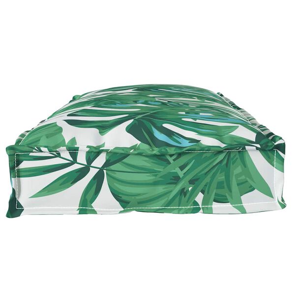 vidaXL Brettp&uacute;&eth;i fyrir bekk Laufmynstur 100 x 40 x 8 cm Oxford efni