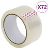 vidaXL P&ouml;kkunarl&iacute;mband 72 stk Gegns&aelig;tt 48 mm x 66 m