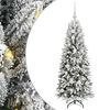 vidaXL Gervi j&oacute;latr&eacute; me&eth; 150 LED Hv&iacute;tt 120 cm PVC, Plast, St&aacute;l og PE