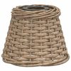 vidaXL Loftlampaskermur Br&uacute;nn &Oslash;15x12 cm V&iacute;&eth;it&aacute;g