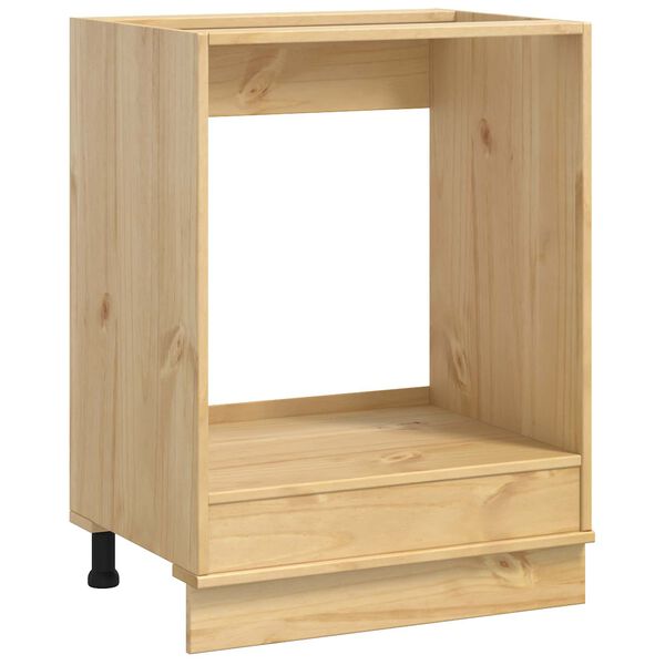 vidaXL Cabinet SKI Hunangsbjartur 60 x 46 x 81 cm Solid furuhikk