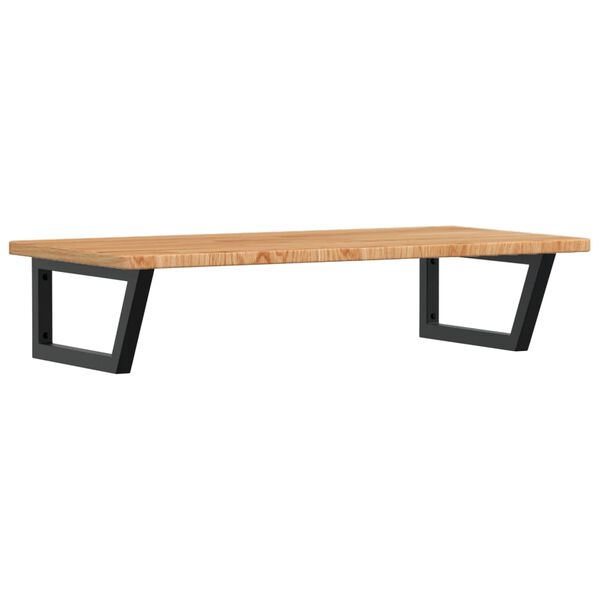 vidaXL Veggfest Handlaugarhilla St&aacute;l og Gegnheil Eik