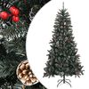 vidaXL Gervij&oacute;latr&eacute; me&eth; Standi Gr&aelig;nt 210 cm PVC