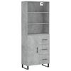 vidaXL H&aacute;r Sk&aacute;pur Steypugr&aacute;r 69,5x34x180 cm Samsettur Vi&eth;ur
