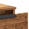vidaXL Veggskápur Old Wood 102x30x20 cm Engineered Wood