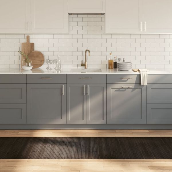 vidaXL Motta Ferhyrnd D&ouml;kkbr&uacute;n 70x400 cm Bambus