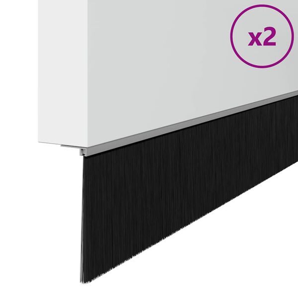 vidaXL Skruv-&aacute; hur&eth;arbjalla&thorn;&eacute;ttingar 2 pcs Silfur 100 cm &Aacute;lblenda