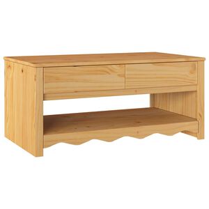 vidaXL S&oacute;fabor&eth; Drammen Eikarlitur 99 x 55 x 45 cm Solid furuhikk