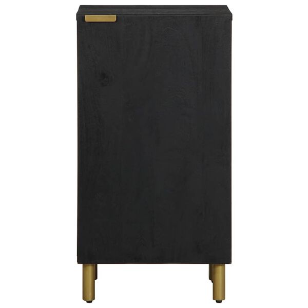 vidaXL Skenkir Svartur 40x33x75 cm Samsettur Vi&eth;ur