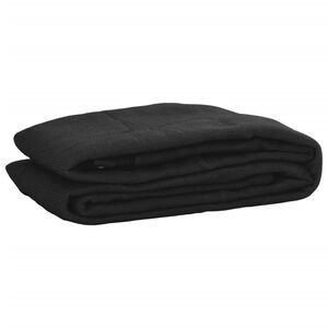 vidaXL Kerrunet HDPE 1,5 x 2,2 m Svart