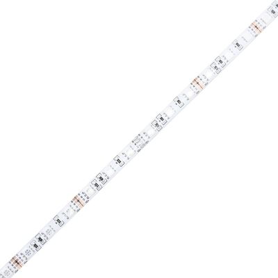 vidaXL Skenkur með LED-ljósum Hvítur 115,5x30x75 cm