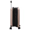 vidaXL Ferðataska með lás rose gold 34 x 23 x 55.5 cm ABS Plast