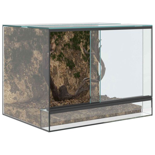 vidaXL Terrarium me&eth; geymslu Gegns&aelig;tt 40 x 30 x 30 cm glass