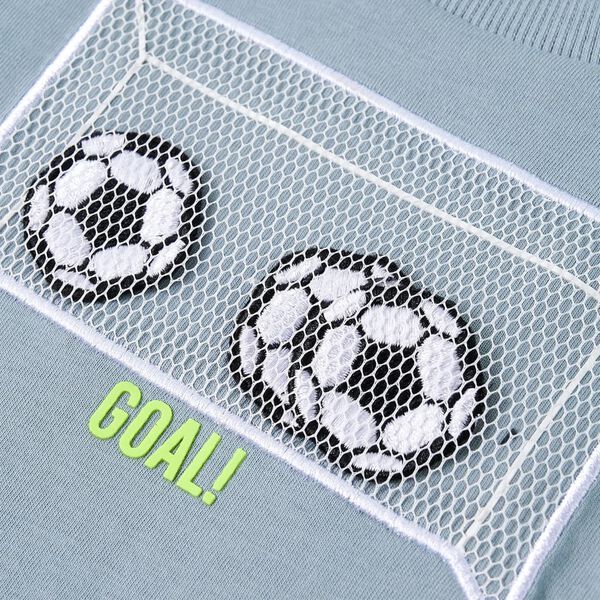 Barnabolur með Síðum Ermum Ljósblár 116