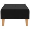 vidaXL Fótaskemill Svartur 78x56x32 cm Tauáklæði