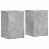 vidaXL Pl&ouml;ntustandar 2 stk Steypugr&aacute;tt 25x25x35 cm Samsettur Vi&eth;ur