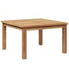 vidaXL S&oacute;fabor&eth; Br&uacute;nn 60 x 60 x 36 cm Solid teak vi&eth;ur