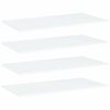 805330 vidaXL Bookshelf Boards 4 pcs White 80x40x1,5 cm Chipboard