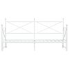 vidaXL Daybed me&eth; r&uacute;llu &aacute;n d&yacute;nu Hv&iacute;tt 80x200 cm St&aacute;l