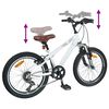 vidaXL Kids Mountain Bike 20 Tommur 6-Speed fyrir 5-8 &aacute;ra Hv&iacute;tt