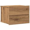 vidaXL Vegghengdur n&aacute;ttbor&eth;ssk&aacute;pur Artisan Oak 40x32x30 cm