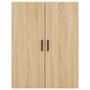 vidaXL Vegghengdir Sk&aacute;par 2 stk. Sonoma Eik 69,5x34x90 cm