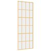 vidaXL Rennihur&eth; Gyllt 76x205 cm Gl&aelig;rt Hert Gler og &Aacute;l