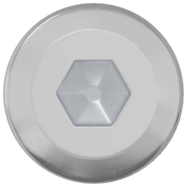 vidaXL L&aacute;sskr&uacute;fa Einlita 2 pcs Silfur M6 x 12 mm St&aacute;l