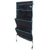 vidaXL Geymslutaska me&eth; geymslu Svartur og Bl&aacute;r 91 x 47,5 cm Oxford