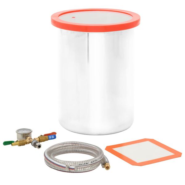 vidaXL Loftt&aelig;mih&oacute;lf Ry&eth;fr&iacute;tt St&aacute;l 22,7 L