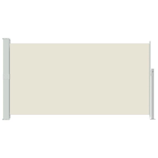 vidaXL Skj&oacute;lveggur &aacute; Ver&ouml;nd e&eth;a S&oacute;lpall 160 x 300 cm Krema&eth;ur litur