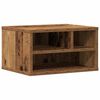 vidaXL Prentara standur me&eth; geymslu Gamalt timbur 40 x 32 x 22,5 cm