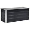 vidaXL H&aelig;kka&eth; Bl&oacute;maker Reykgr&aacute;tt 100x40x45 cm Sinkh&uacute;&eth;a&eth; St&aacute;l