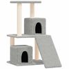 vidaXL Kattatr&eacute; me&eth; S&iacute;salkl&oacute;rustaurum Lj&oacute;sgr&aacute;tt 82 cm